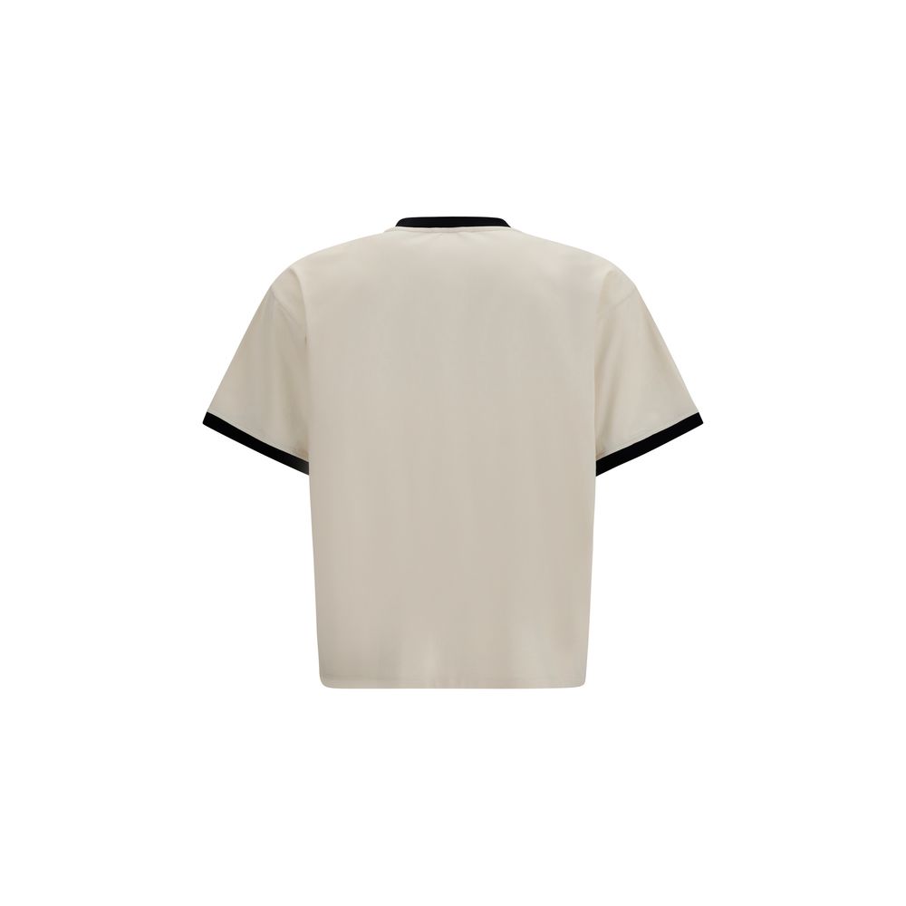 Versace Beige Cotton T-Shirt - Image 2
