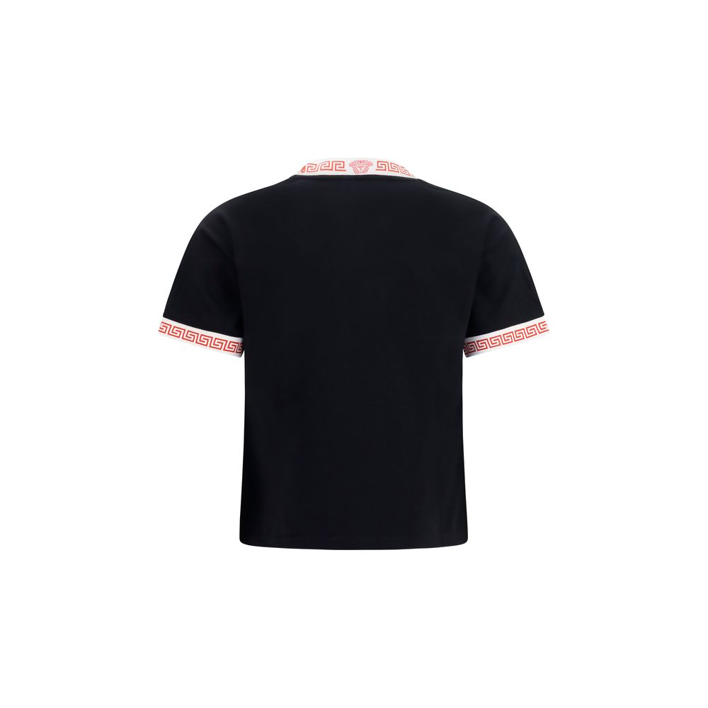 Versace Black Cotton T-Shirt - Image 2