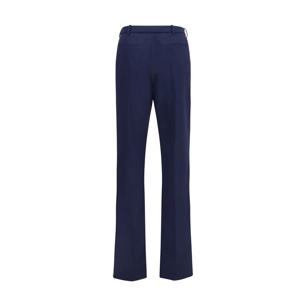 Balenciaga Blue Wool Oves Aries Pants - Image 2