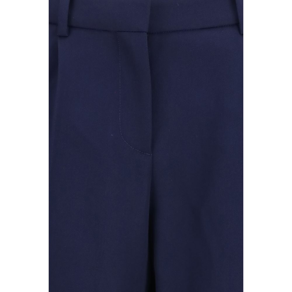 Balenciaga Blue Wool Oves Aries Pants - Image 3