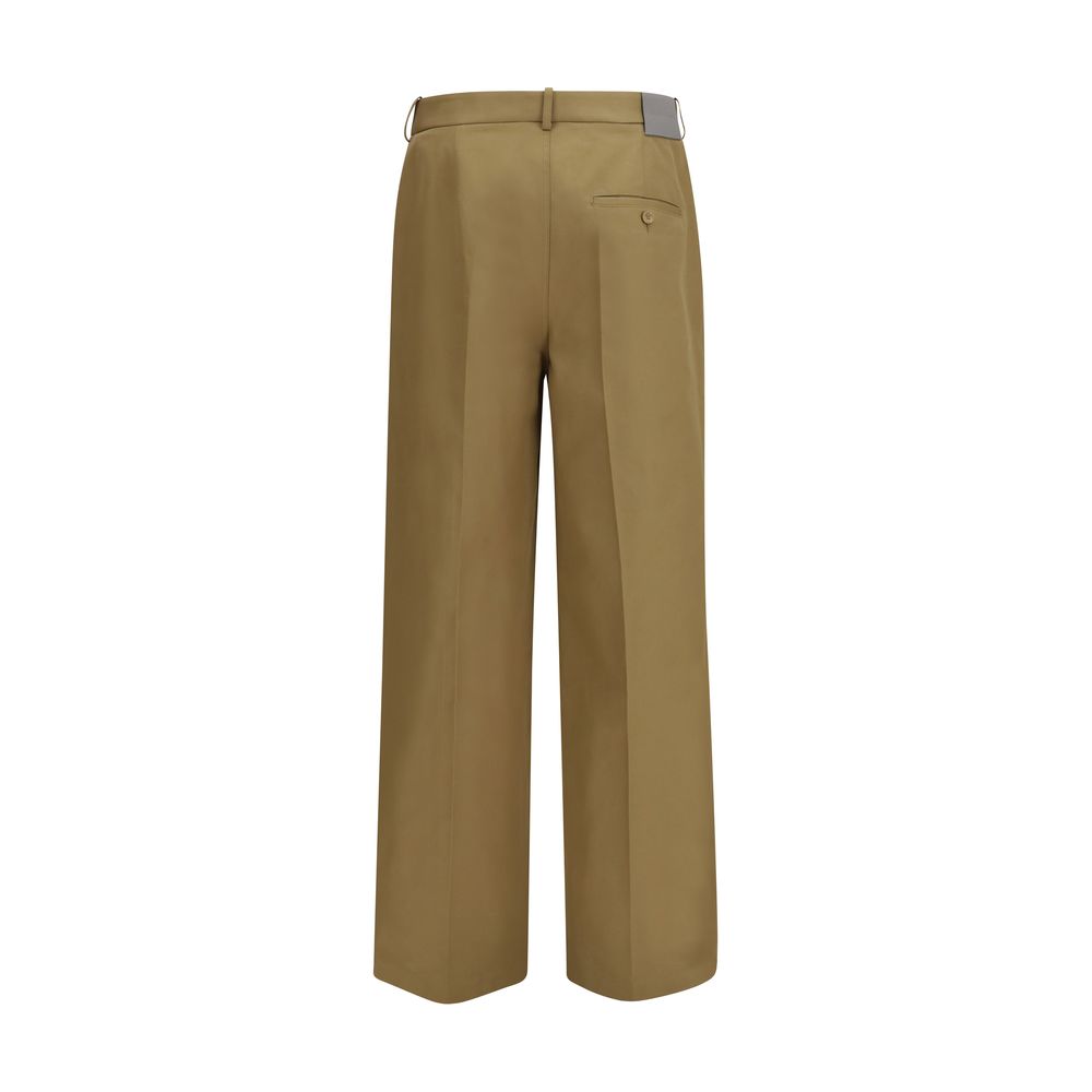 Balenciaga Beige Cotton Chino Pants - Image 2