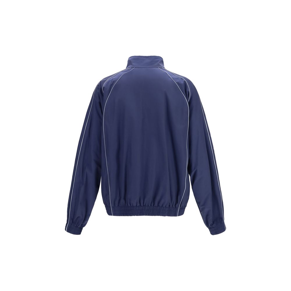 Balenciaga Blue Cotton Shell Jacket - Image 2