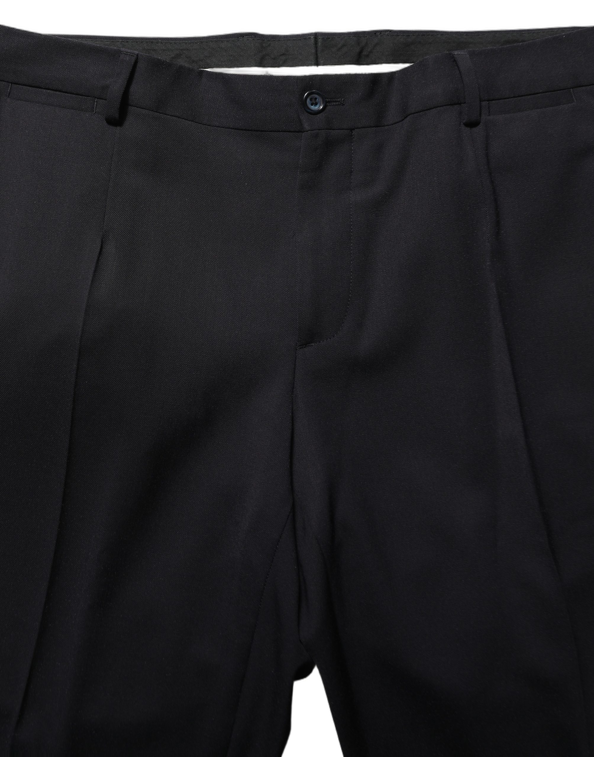Dolce & Gabbana Dark Blue Wool Slim Fit Formal Men 2 Piece Suit - Image 7