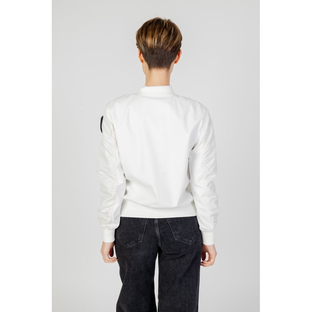 Blauer White Polyamide Bomber - Image 3