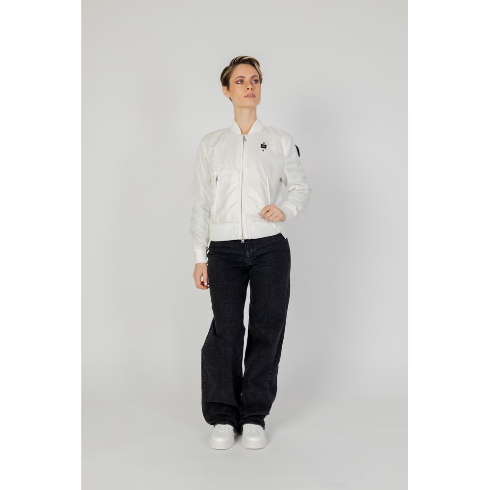 Blauer White Polyamide Bomber - Image 5