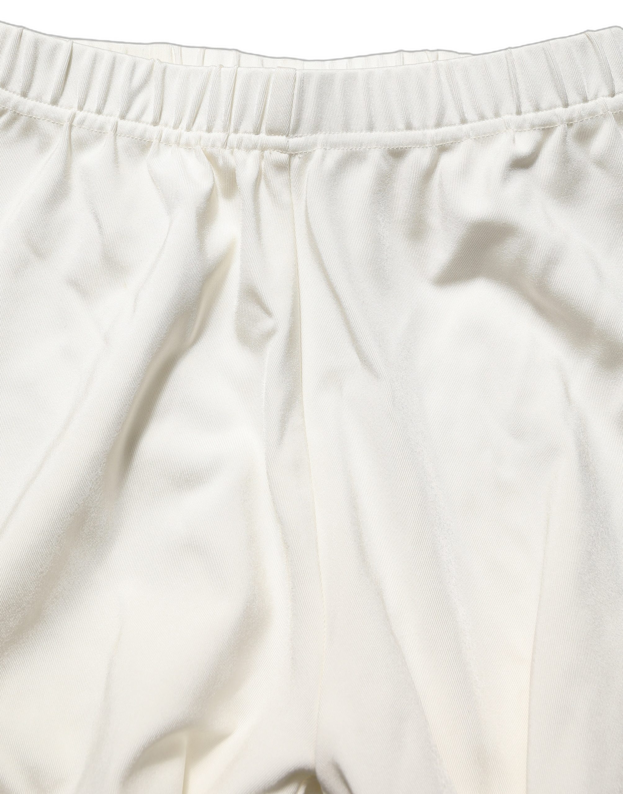 Dolce & Gabbana White High Heels Pumps Jersey Tights Shoes - Image 6