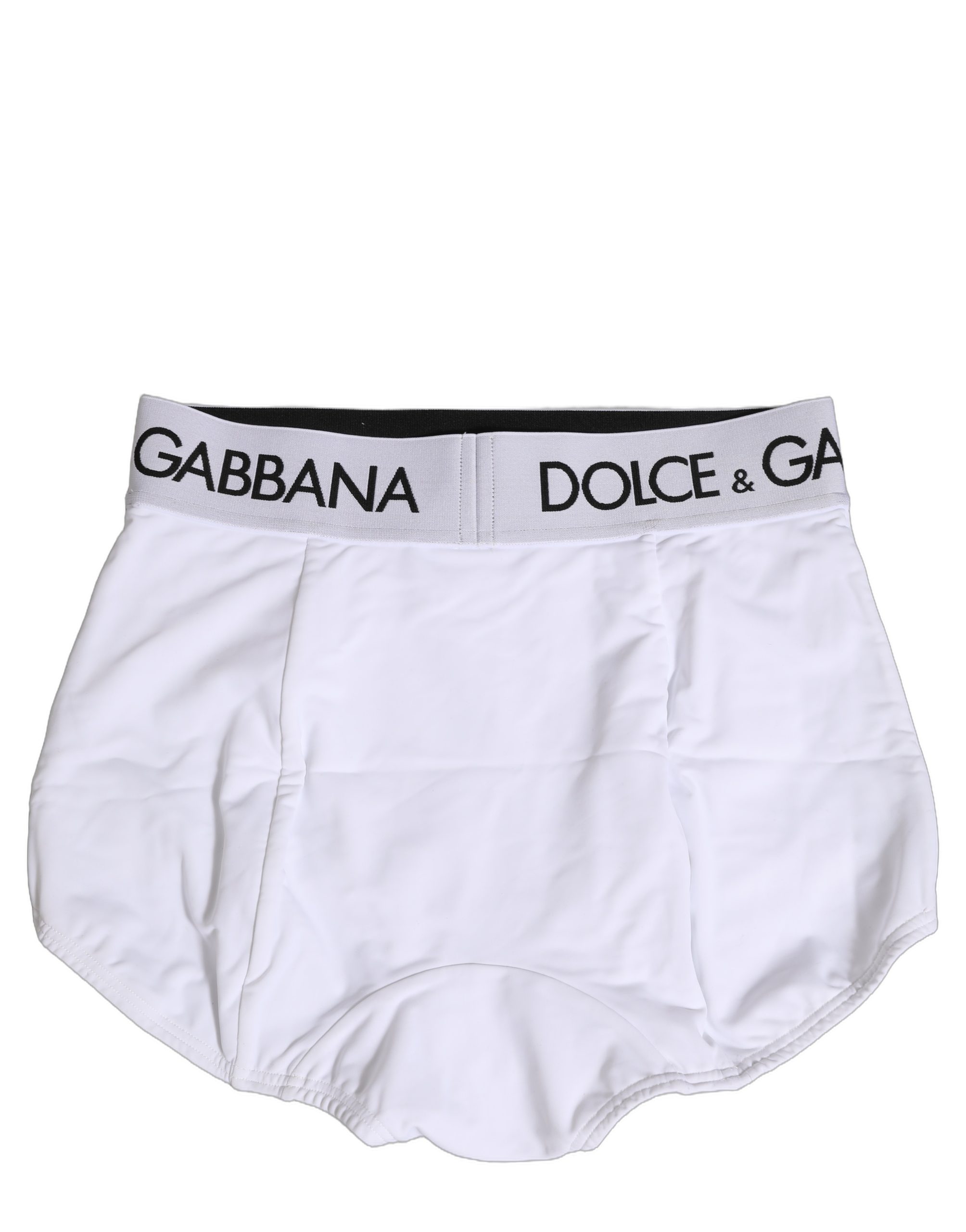 Dolce & Gabbana White Logo Waistband Coulotte Panty Underwear - Image 2