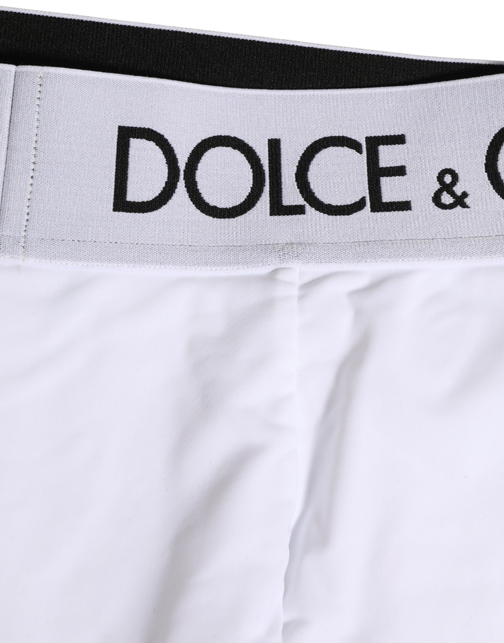 Dolce & Gabbana White Logo Waistband Coulotte Panty Underwear - Image 3