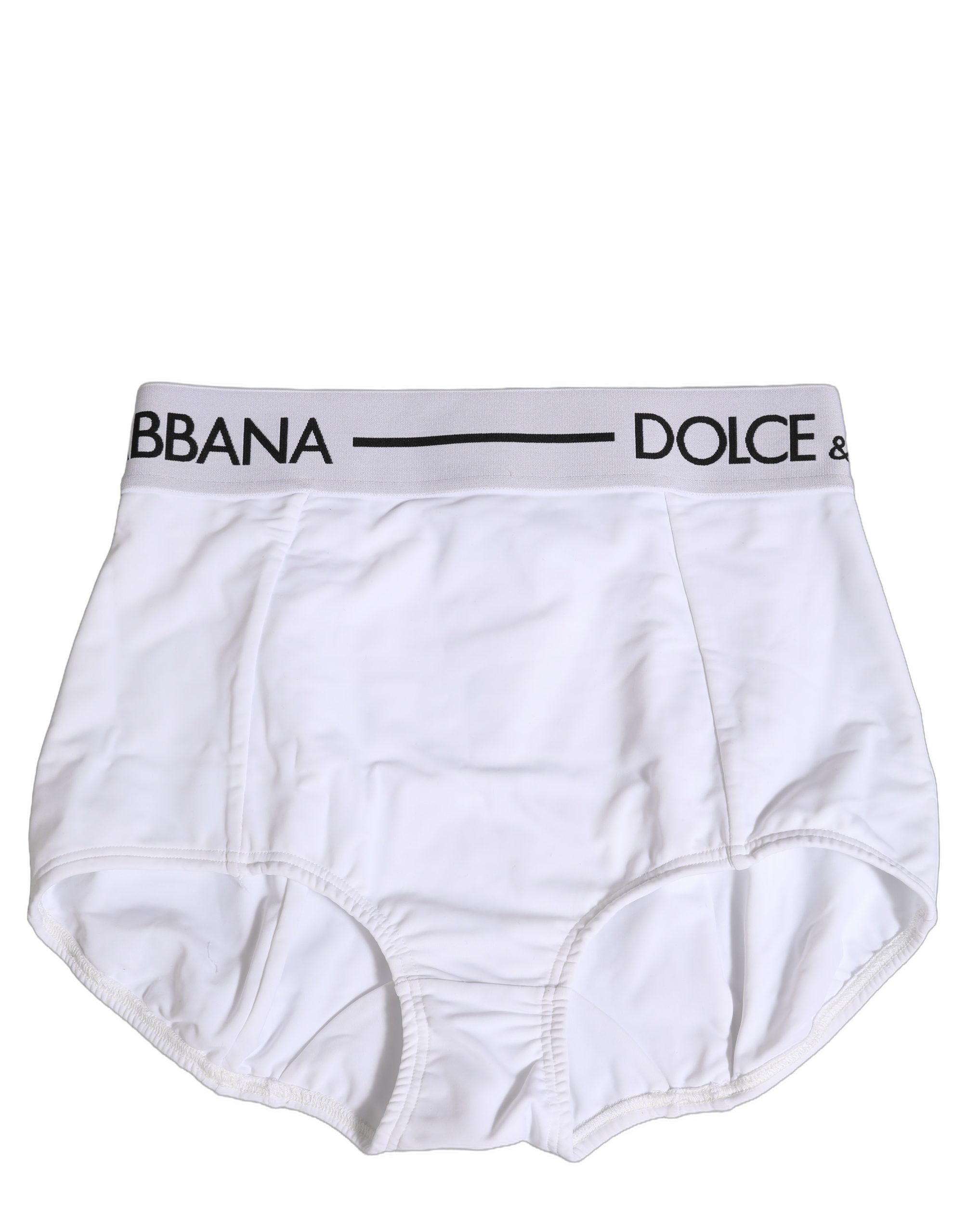 Dolce & Gabbana White Logo Waistband Coulotte Panty Underwear - Image 4