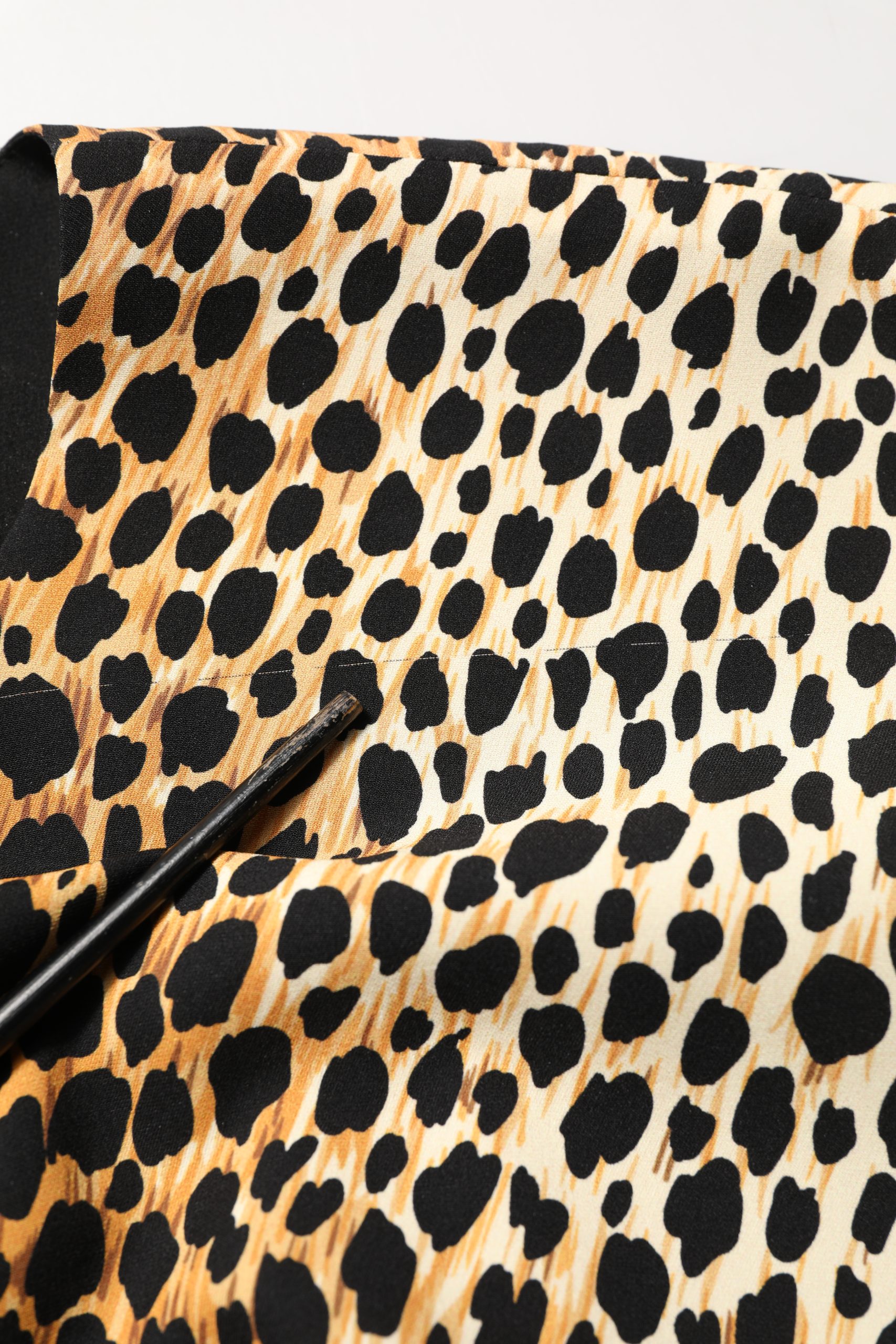 Dolce & Gabbana Brown Leopard Print Silk Sheath Midi Dress