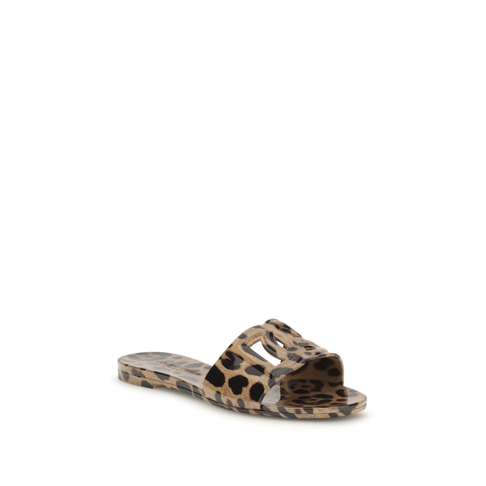 Dolce & Gabbana Multicolor Rubber Flat Sandals - Image 2
