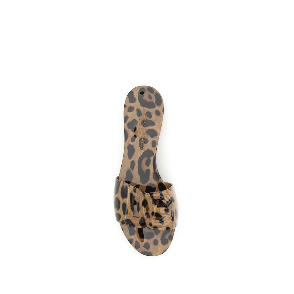 Dolce & Gabbana Multicolor Rubber Flat Sandals - Image 4