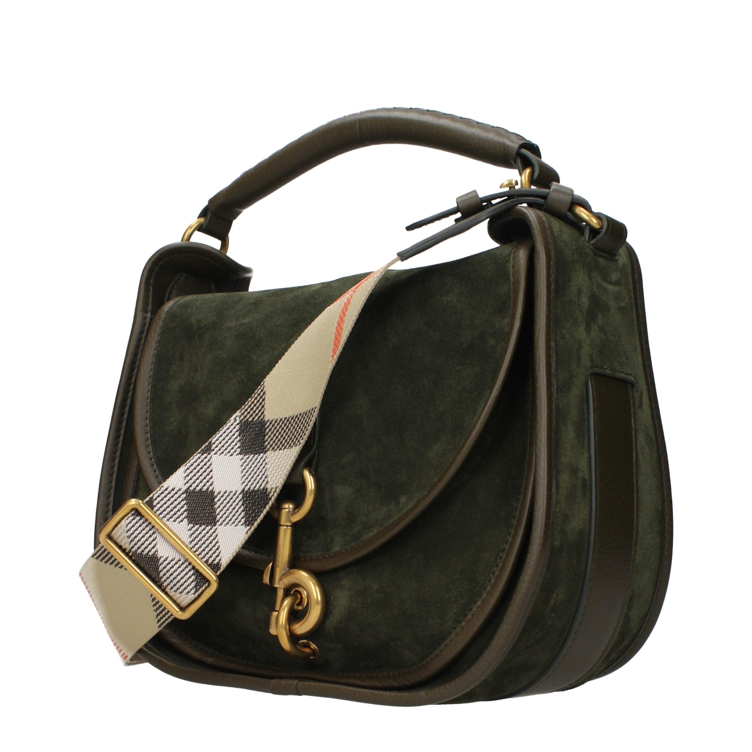 Burberry Green Leather Handbag - Image 2