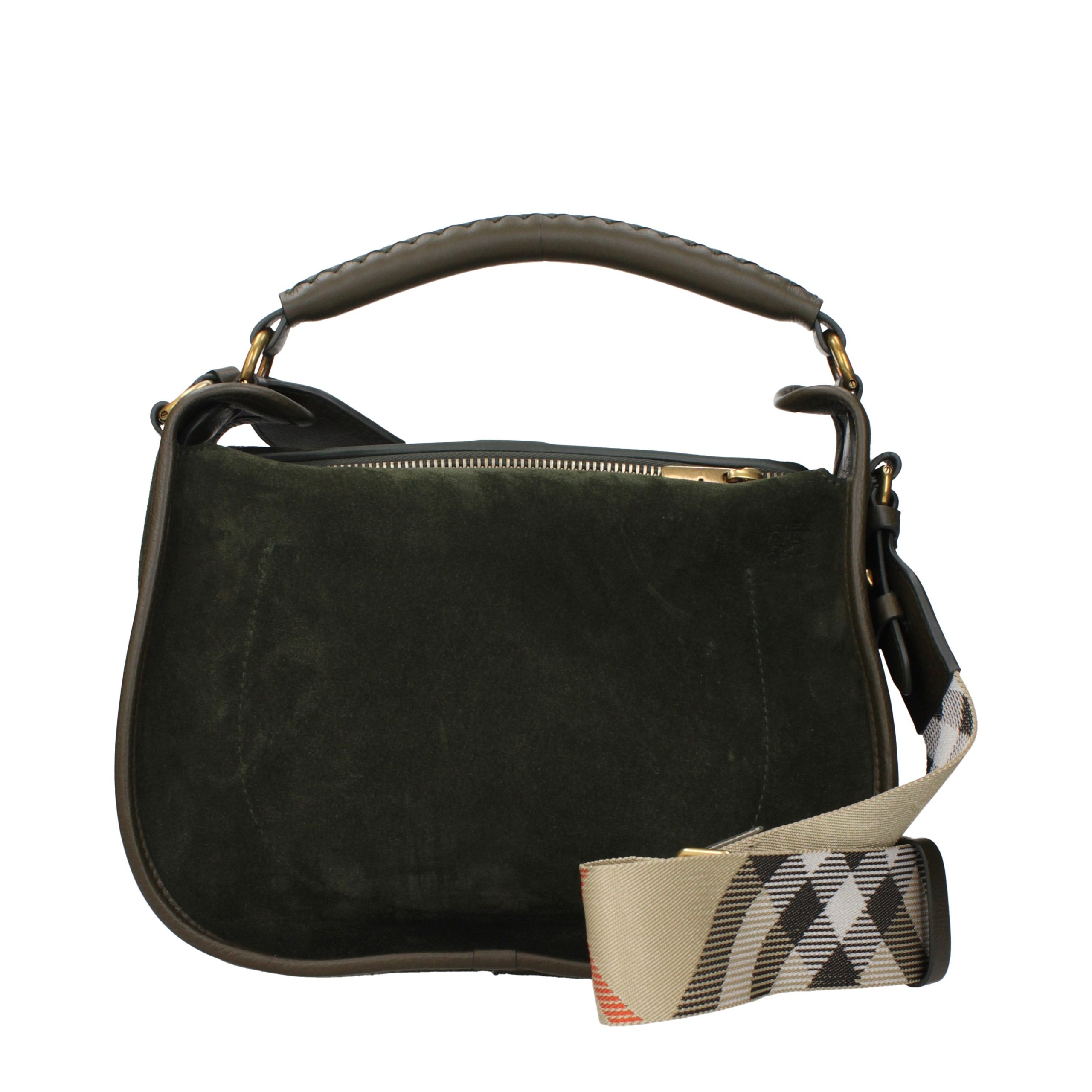 Burberry Green Leather Handbag - Image 3