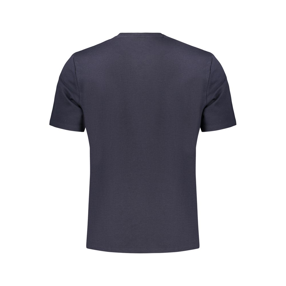 Hugo Boss Blue Cotton Men's T-Shirt - Image 2