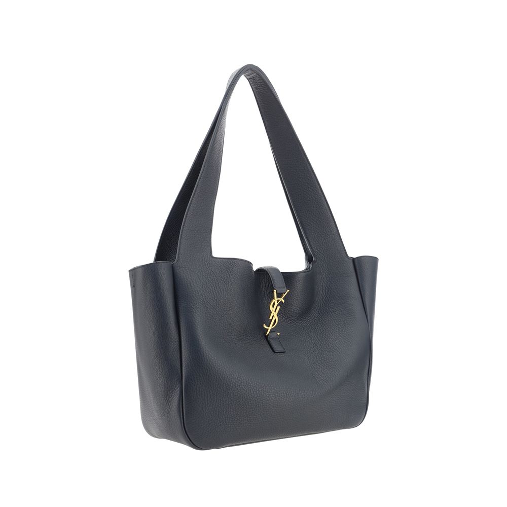 Saint Laurent Black Calf Leather Bos Taurus Shoulder Bag - Image 2