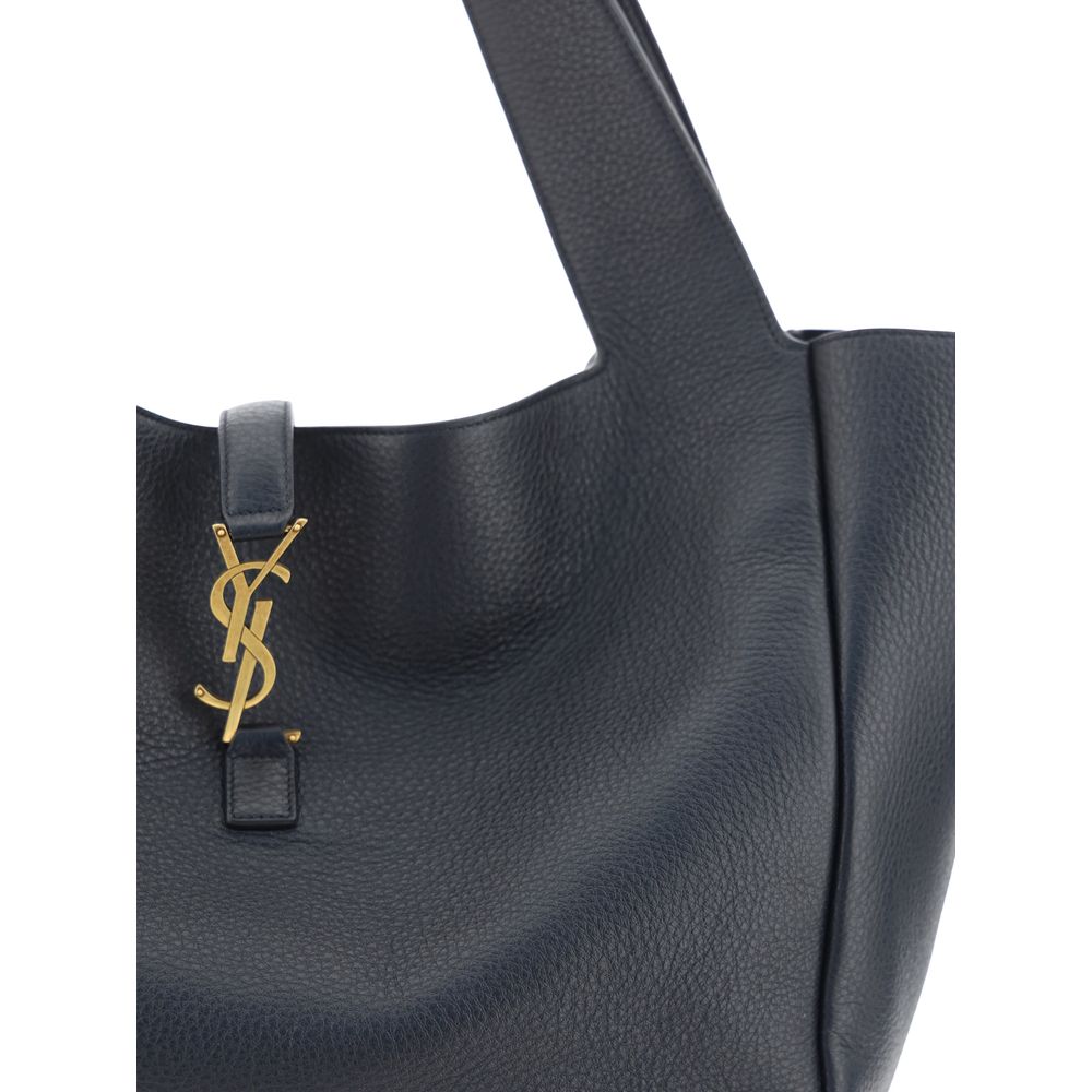 Saint Laurent Black Calf Leather Bos Taurus Shoulder Bag - Image 4