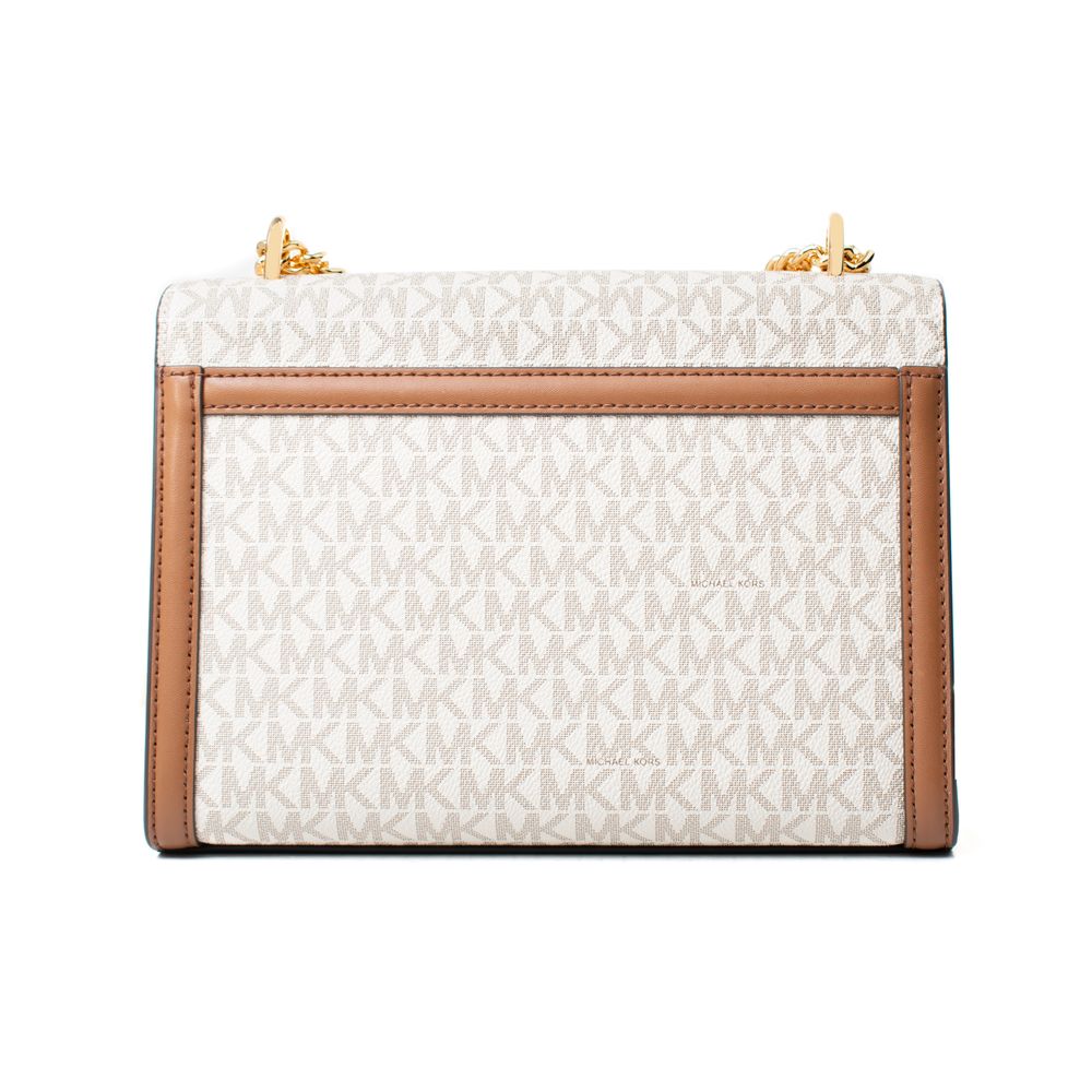 Michael Kors Beige Canvas Shoulder Bag - Image 2