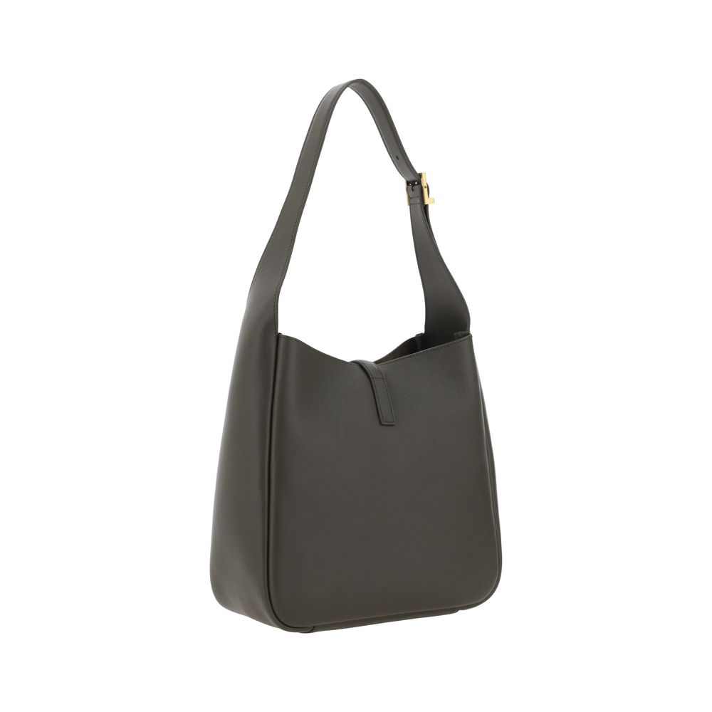 Saint Laurent Bicolor Calf Leather Bos Taurus Shoulder Bag - Image 3