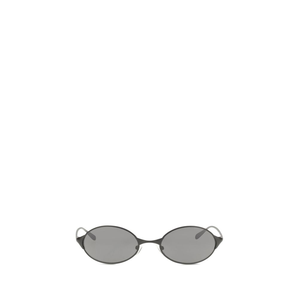 Alexander McQueen Gray Metal Sunglasses