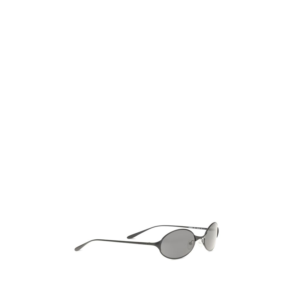 Alexander McQueen Gray Metal Sunglasses - Image 2