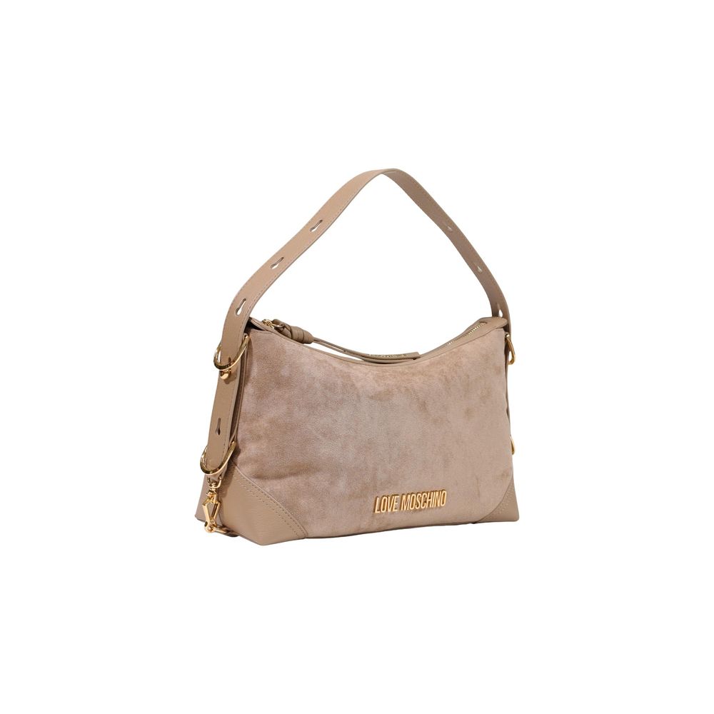 Love Moschino Beige Polyester Handbag - Image 2