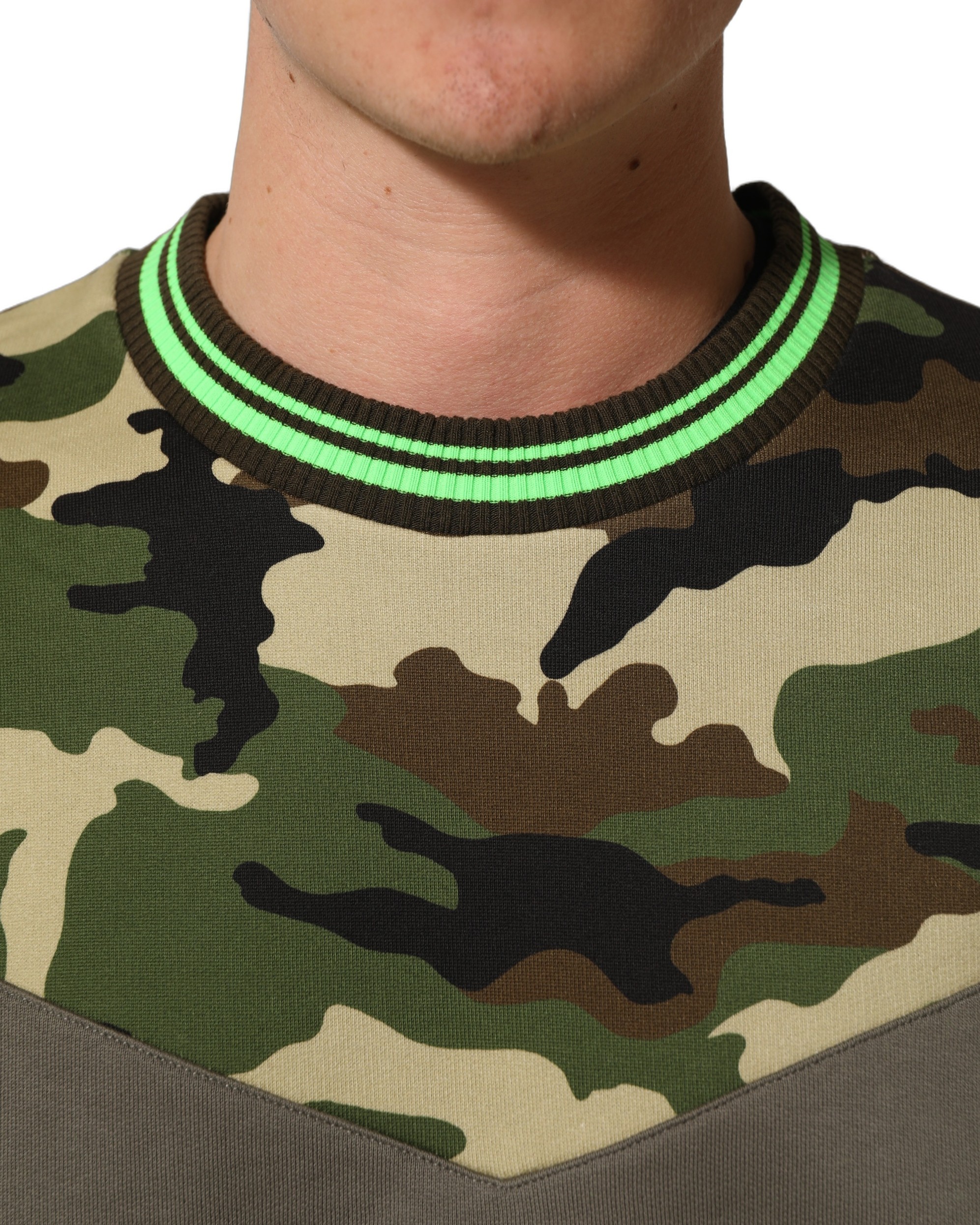 Dolce & Gabbana Multicolor Camouflage Sweatshirt Men Sweater - Image 2