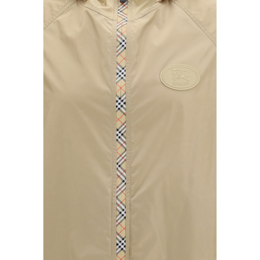 Burberry Beige Nylon Shell Jacket - Image 3