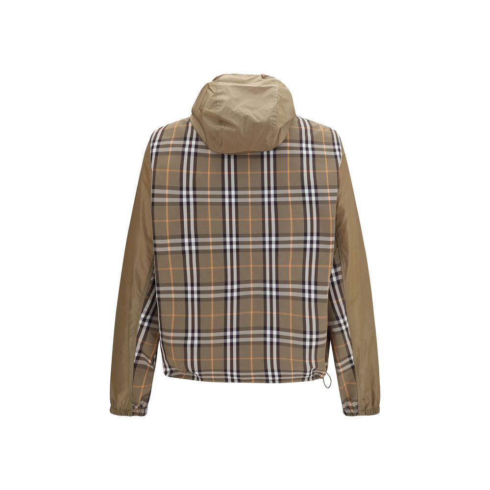 Burberry Brown Nylon Shell Jacket - Image 2