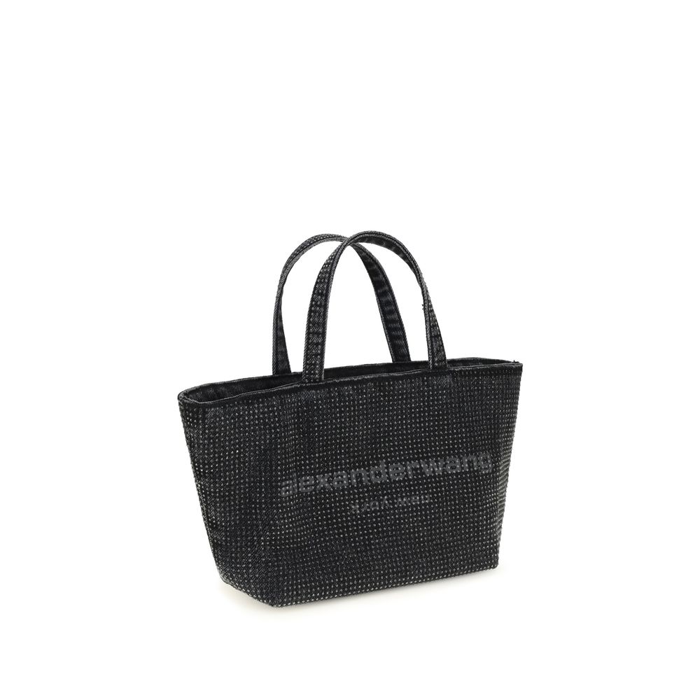 Alexander Wang Gray Cotton Shoulder Bag - Image 2