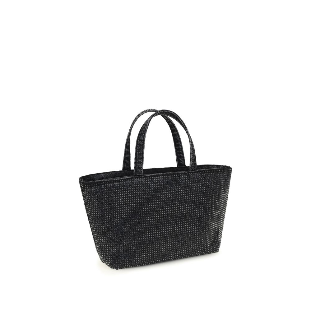 Alexander Wang Gray Cotton Shoulder Bag - Image 3
