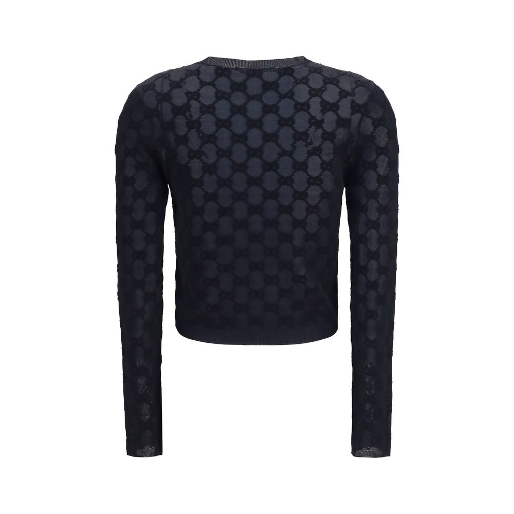 Gucci Black Viscose Cardigan - Image 2