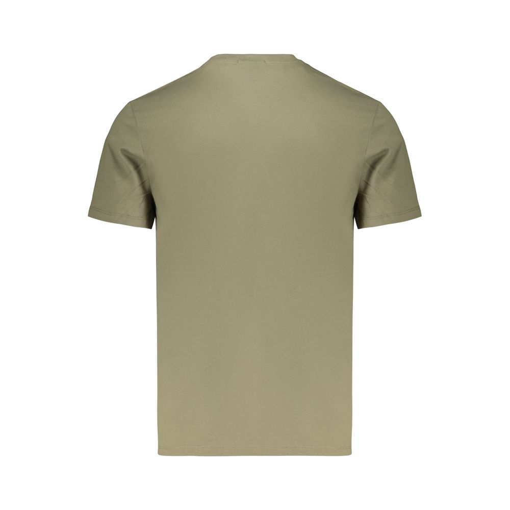 Calvin Klein Green Cotton Men's T-Shirt - Image 2