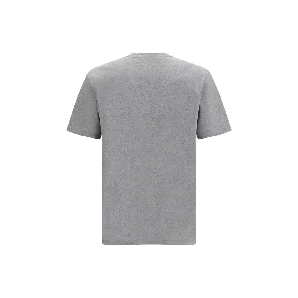 Balmain Gray Cotton T-Shirt - Image 2