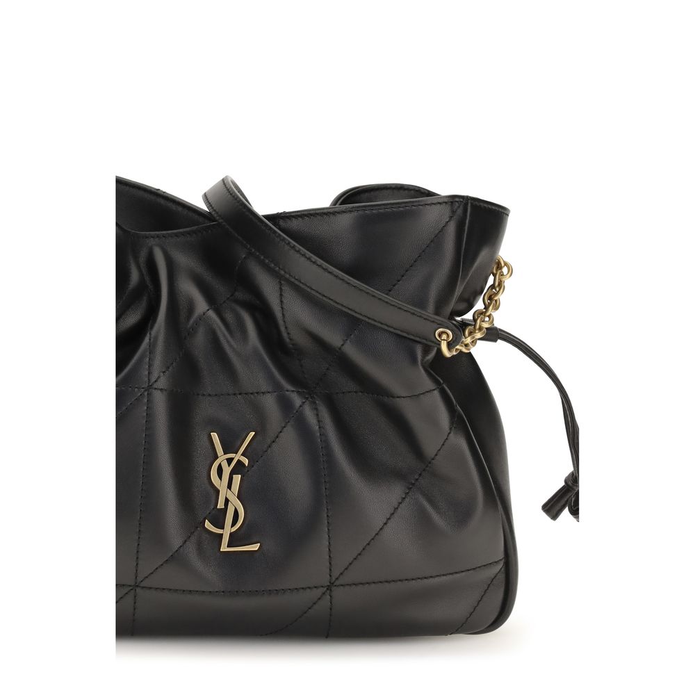 Saint Laurent Black Lamb Ovis Aries Aries Shoulder Bag - Image 4