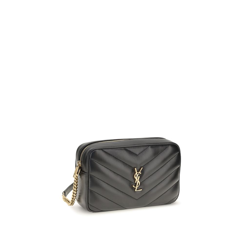 Saint Laurent Black Lamb Ovis Aries Aries Shoulder Bag - Image 2