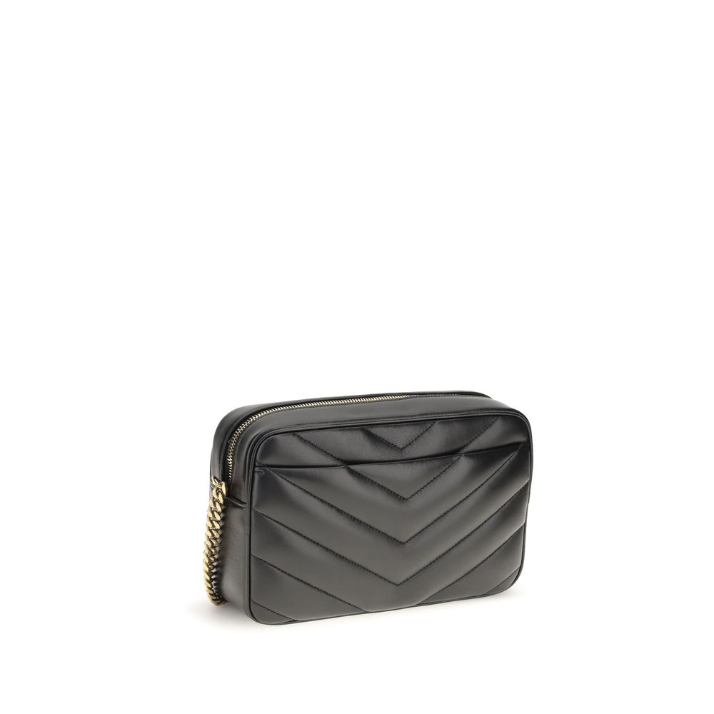 Saint Laurent Black Lamb Ovis Aries Aries Shoulder Bag - Image 3