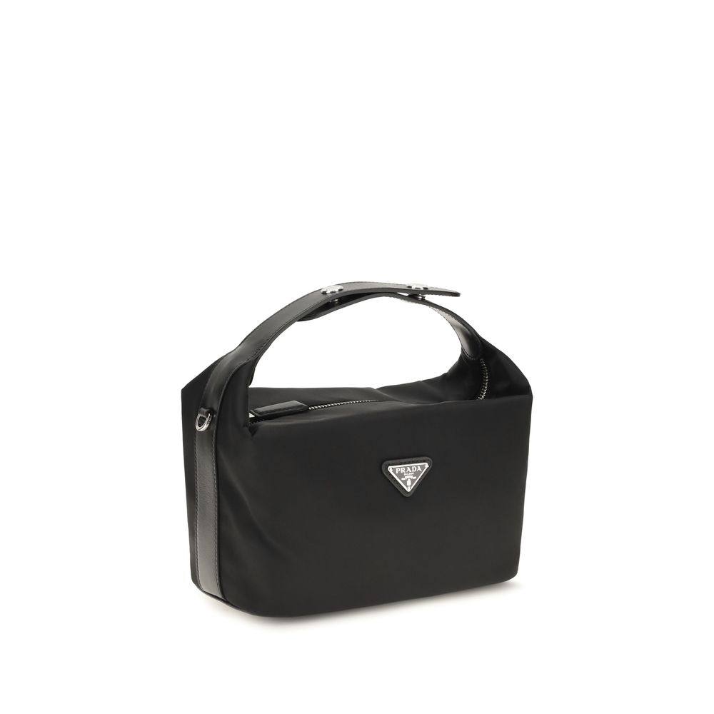 Prada Black Recycled Polyamide Shoulder Bag - Image 2