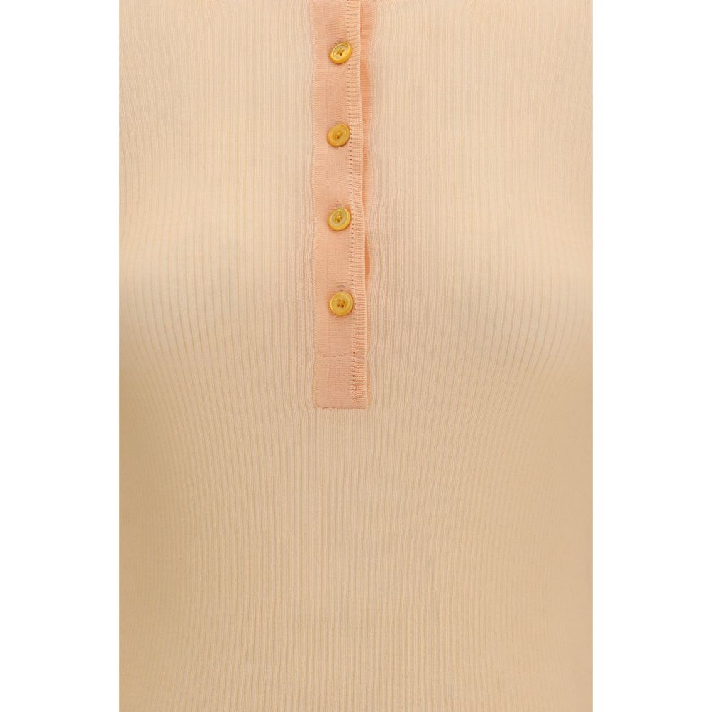 ChloƩ Orange Wool Oves Aries Sweatshirt - Image 3