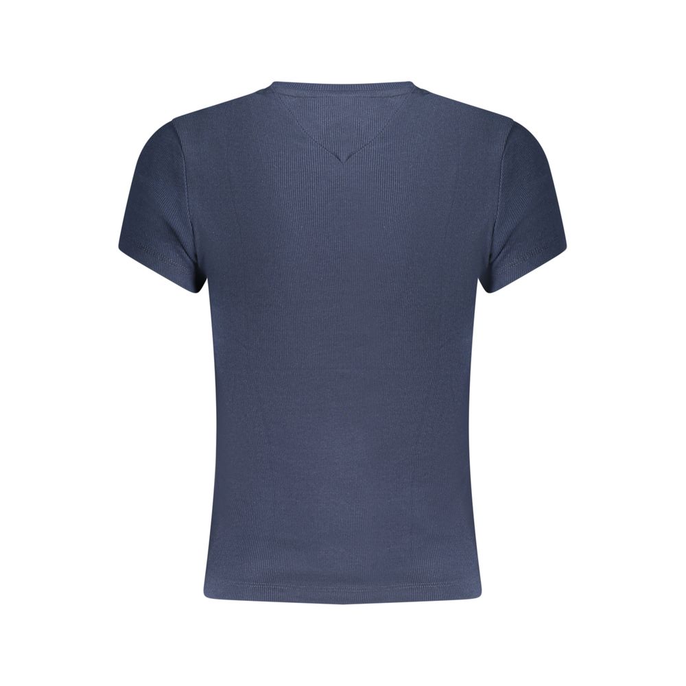 Tommy Hilfiger Blue Cotton Women's T-Shirt - Image 2