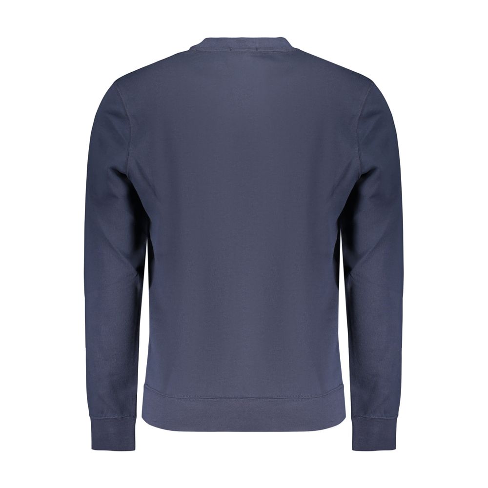 Calvin Klein Blue Cotton Men's Sweatshirt - Image 2