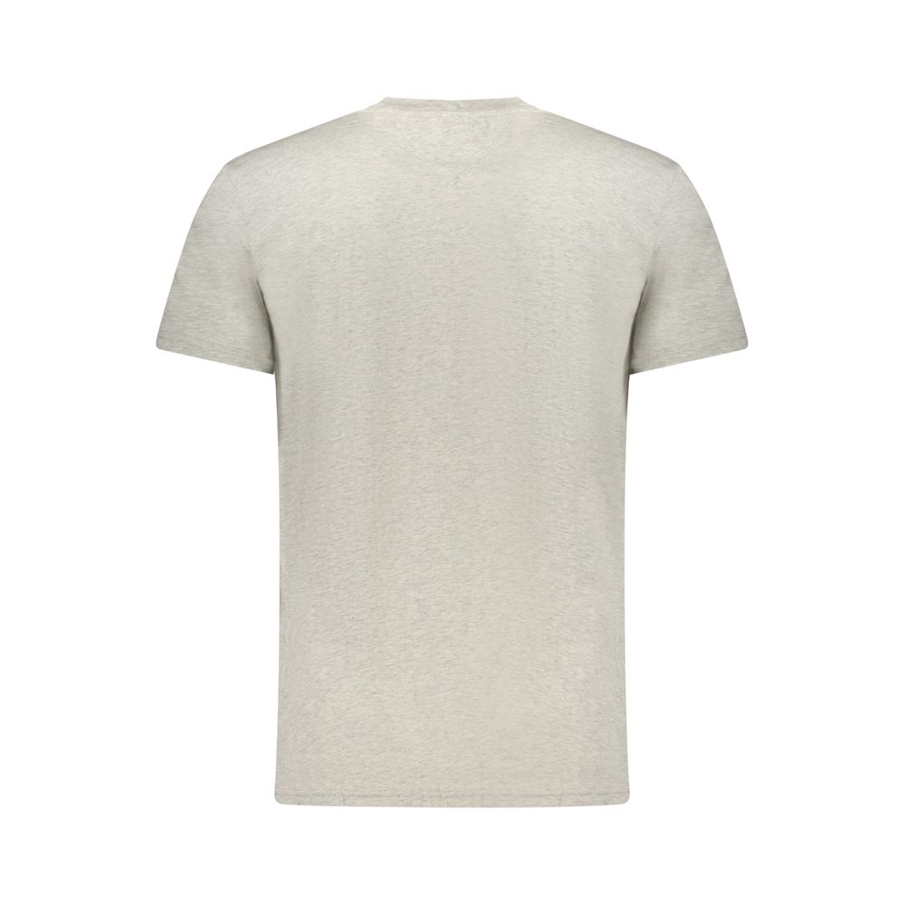 Tommy Hilfiger Grigio Cotton Men's T-Shirt - Image 2