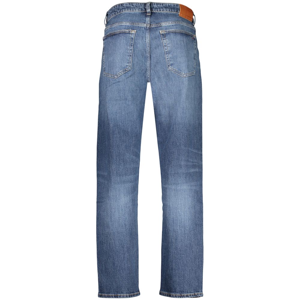 Tommy Hilfiger Blue Cotton Men's Jean Refined with Tapered Silhouette - Image 2