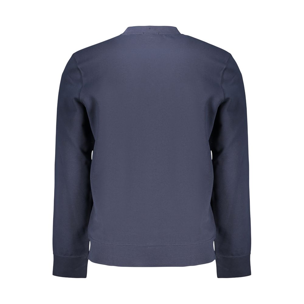 Calvin Klein Blue Cotton Men's Sweatshirt - Image 2