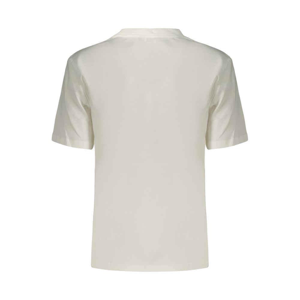 Calvin Klein White Cotton Women's T-Shirt - Image 2