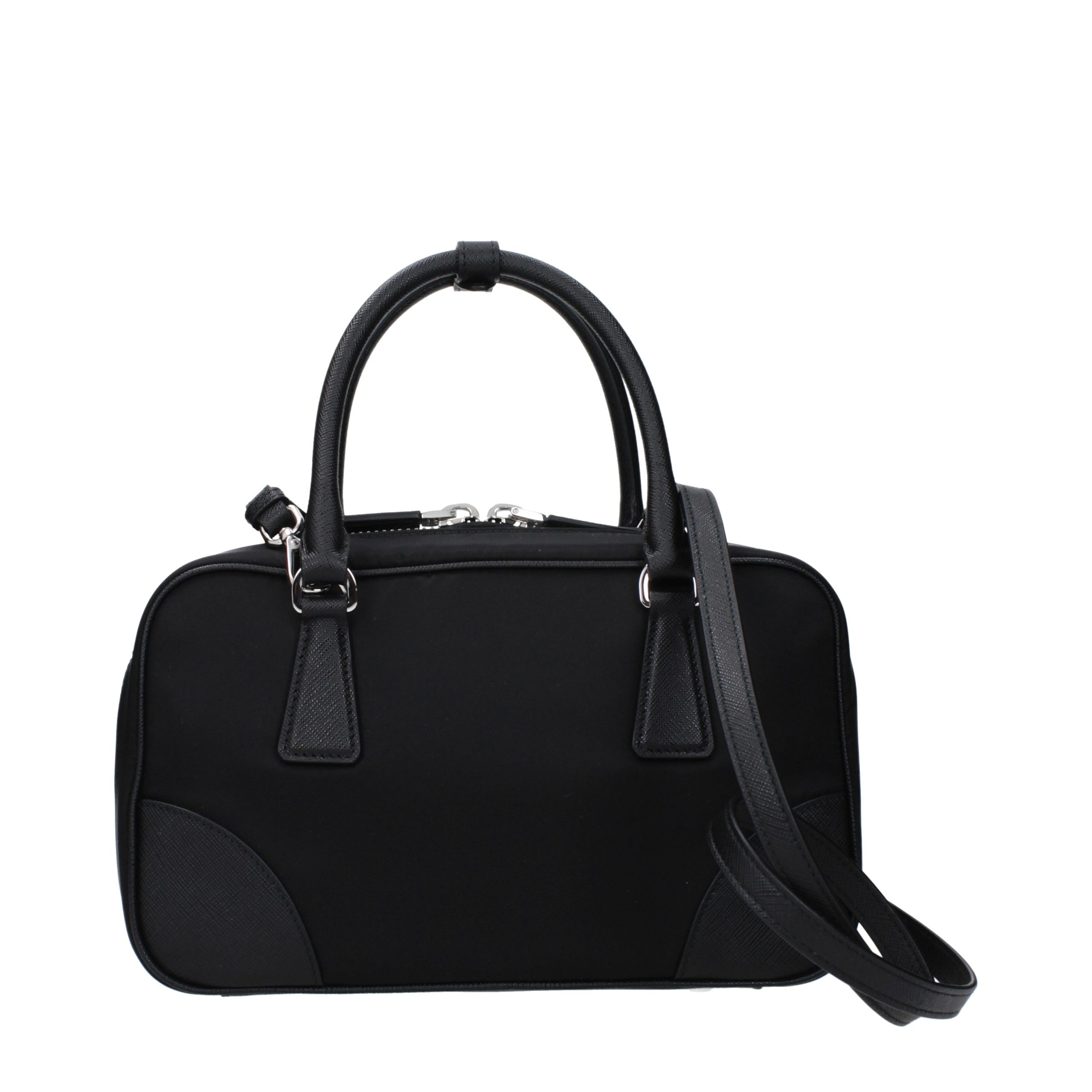 Prada Black Fabric Handbag - Image 3
