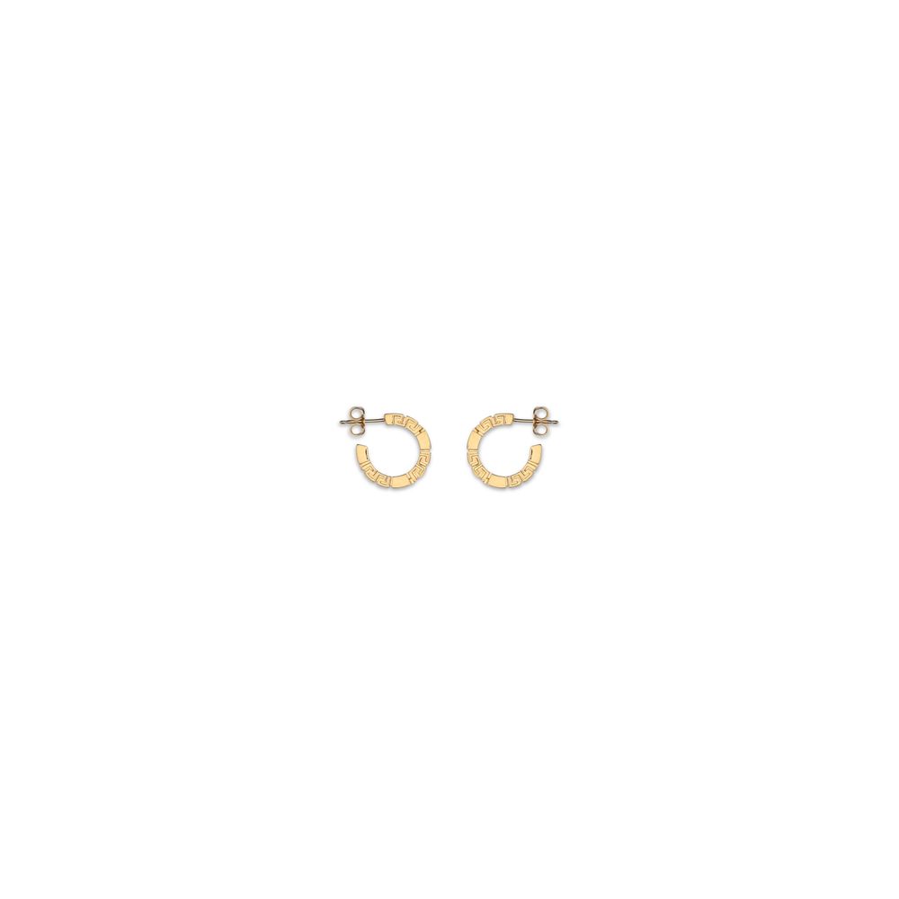 Versace Gold Brass Earrings - Image 2