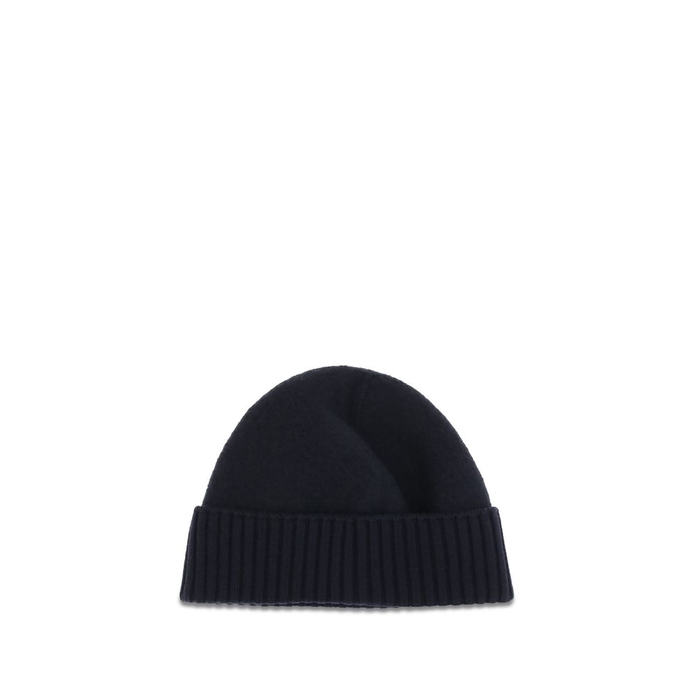 Dolce & Gabbana Black Wool Oves Aries Beanie - Image 2