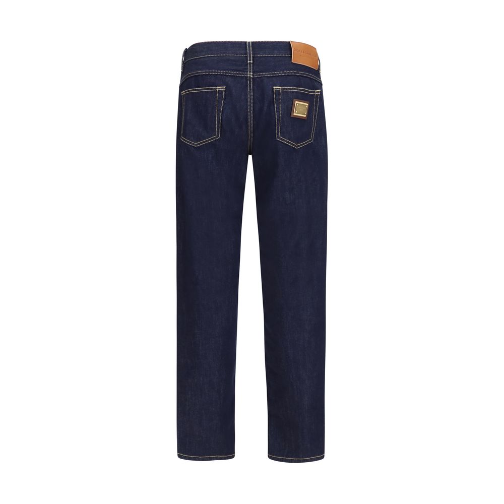 Dolce & Gabbana Blue Cotton Jeans Denim - Image 2
