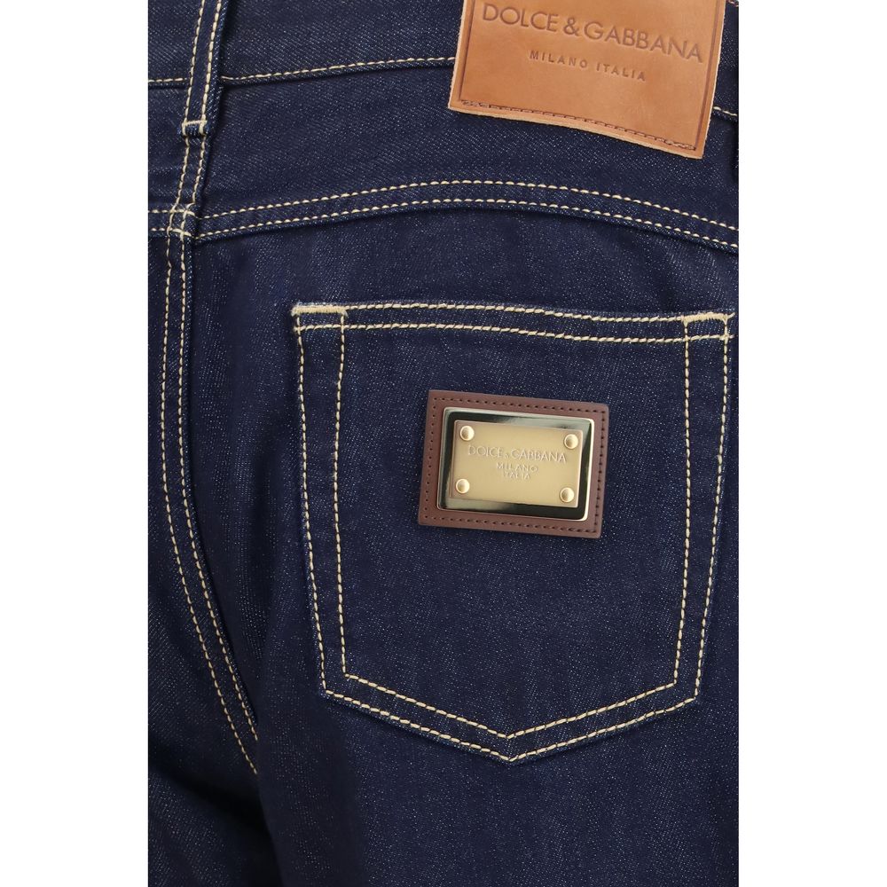 Dolce & Gabbana Blue Cotton Jeans Denim - Image 3